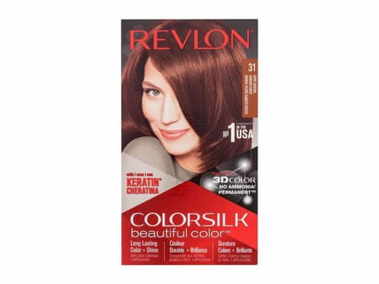 Revlon 59.1ml colorsilk beautiful color, 31 dark auburn