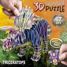 Educa 3D puzzle Triceratops 67 dílků