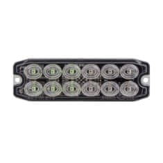 Stualarm PROFI SLIM výstražné LED světlo vnější, modro-červené, 12-24V (CH-078dual)