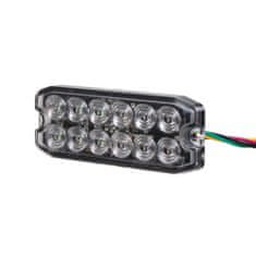 Stualarm PROFI SLIM výstražné LED světlo vnější, modro-červené, 12-24V (CH-078dual)