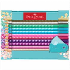 Faber-Castell Pastelky Sparkle, dárkový set 20 barevný