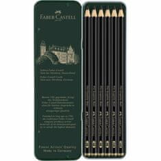 Faber-Castell Grafitové tužky Pitt Matt Set 6 - plech