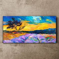 COLORAY.CZ Obraz na plátně Strom Sky Sunset 100x50 cm