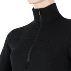 Sensor Merino extreme dámské triko dl. rukáv zip černé Velikost: XL