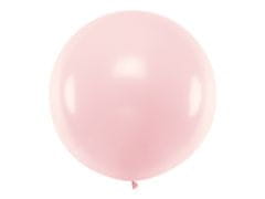 PartyDeco Balónek velký světle růžový 1m