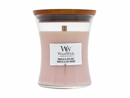 Woodwick 275g vanilla & sea salt, vonná svíčka