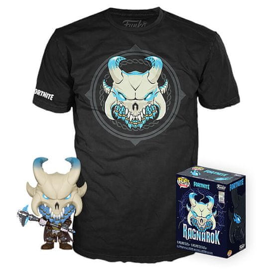 Funko POP!  Set tričko(M) a figúrka z videohry Fortnite - RAGNAROK Exclusive 15cm