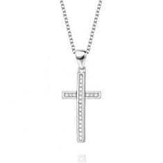 NUBIS Střibrný náhrdelník s křížkem