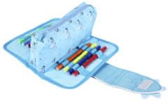 CurePink Školní penál na tužky Frozen 2|Ledové království 2: (2 x 12 x 7 cm) polyester