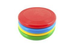 Teddies Létající talíř Frisbee plast 23cm 3 barvy 12m+