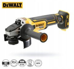 DeWalt BEZKARTÁČOVÁ BRUSKA DCG405NT 18V TSTAK