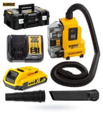 DeWalt Akumulátorový vysavač 18V 1x2Ah DWH161D1 TSTAK