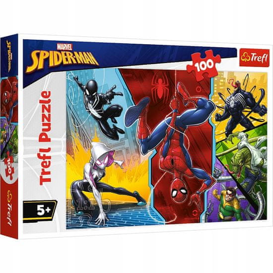 Trefl Puzzle Spiderman Vzhůru nohama 100el