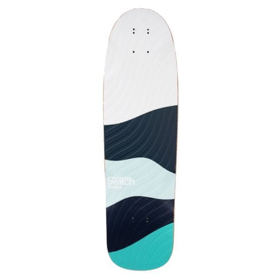 Switch Boards Deck longboardboardový Switch Quokka Sea pro cruising 29.9", 3D grafika, PU sidewalls, voděodolný, vrstva proti poškrábání