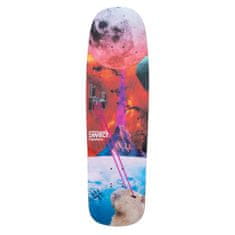 Switch Boards Deck longboardboardový Switch Capybara Collage pro cruising a surfing 31.8", 5mm rocker, 3D grafika, PU sidewalls, voděodolný, vrstva proti poškrábání