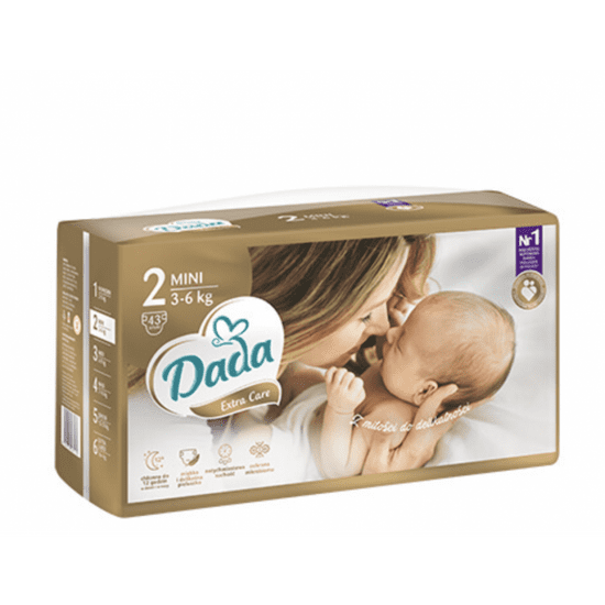 Dada Dada Extra Care 2 Mini 3-6 kg 43 ks