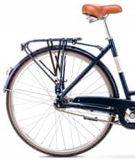 Romet Městské kolo Art Deco Lux 2022 18" tmavě modrá + košík