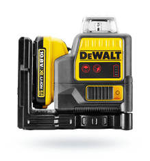 DeWalt Křížový čárový laser 10,8V zelený 30m DCE0811D1G