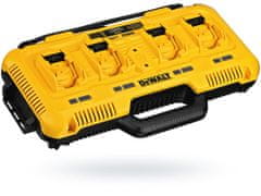 DeWalt 4portová 10,8-18V 8A nabíječka DCB104 rychlá