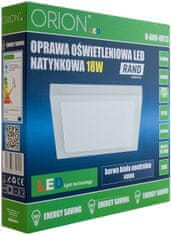 Orion Povrchová montáž led panel s napájením rand 174 * 174 12w