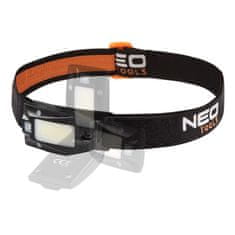 NEO Čelovka dobíjecí usb 180lm cob led, senzor pohybu