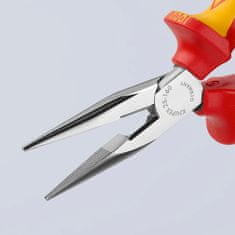 Knipex Izolované půlkruhové rovné štípací kleště 160 mm