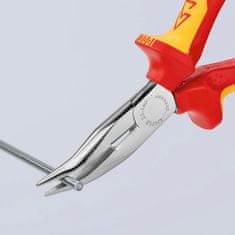 Knipex Půlkulaté ohnuté izolované kleště 160 mm