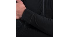 Sensor MERINO ACTIVE pánské triko dl.rukáv stoják zip černá S