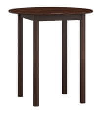 eoshop Stůl kruhový Nr.3 - průměr 60 cm (Barva dřeva: Ořech)