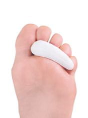 Foot Morning Support zdravotní gelová pomůcka pod prsty s kroužkem pro levé chodidlo velikost S