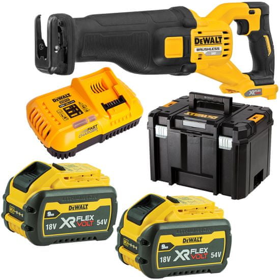 DeWalt Přímá pila vixen 54V 2x9Ah DCS389X2