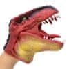 Maňásek na ruku Dinosaurus - červený