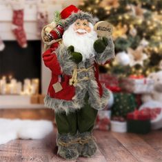 Koopman Vánoční figurka Santa Clause dekorativní červená 80 cm