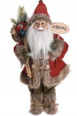 Koopman Vánoční figurka Santa Clause dekorativní červená 80 cm