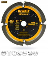 DeWalt Kotoučová pila 165x20mm widia EXTREME DT1471