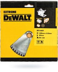 DeWalt  DT1087 MDF pilový kotouč na dřevo 165x20mm 54z