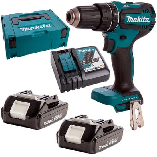 Makita Rázový utahovák 18V 50Nm 2x2Ah DHP485RAJ