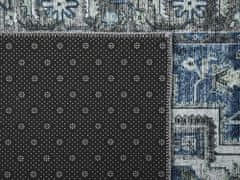 Beliani Koberec 80 x 300 cm šedý/modrý KOTTAR