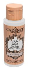 Textilní barva Cadence Style Matt Fabric - bílá / 50 ml