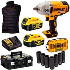 DeWalt 950Nm rázový utahovák DCF899P2 + rázové objímky