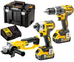 DeWalt Sada baterií DCD796 + DCF887 + DCG412 pro DCK383P2T