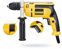 DeWalt Příklepová vrtačka 701W L / R kufr DWD024KS