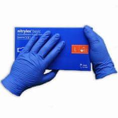 MERCATOR MEDICAL Nitrylex BASIC BLUE rukavice - velikost L
