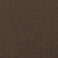 Greatstore Taštičková matrace tmavě hnědá 140 x 200 x 20 cm textil