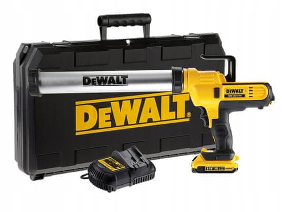 DeWalt Silikonový stlačovač DCE580D1 310-600ml