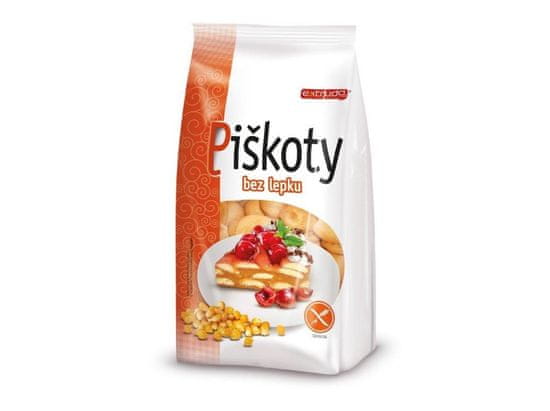 EXTRUDO Bezlepkové piškoty 120g, EXTRUDO