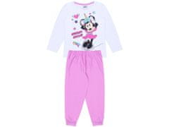 sarcia.eu Bílé a růžové pyžamo pro holčičky Minnie Mouse - jednorožec 5 let 110 cm