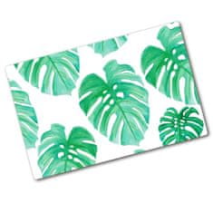 Wallmuralia Deska na krájení tvrzená Monstera 80x52 cm