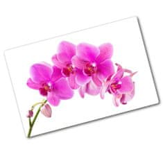 Wallmuralia Deska na krájení skleněná Růžová orchidej 2x40x52 cm