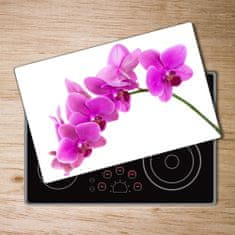 Wallmuralia Deska na krájení skleněná Růžová orchidej 80x52 cm